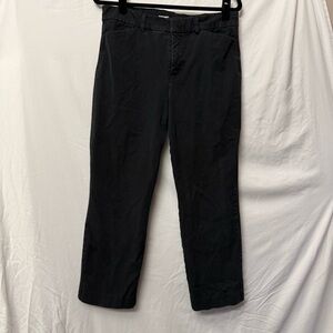 Old Navy High-Rise Pixie Straight Pixie Pants in Blackjack